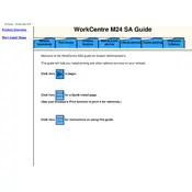 Xerox WorkCentre M24 Printer manual cover