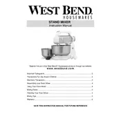 West Bend L5657A 41125 Mixer manual cover