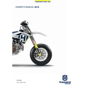 Husqvarna FS 450 2018 Motorcycle manual cover