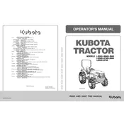 Kubota L3540 Tractor manual cover