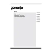 Gorenje GW641XUK Hob manual cover