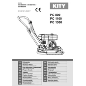 Kity PC 800 3014603916 Plate Compactor manual cover