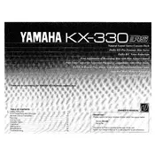 Yamaha KX-330 Cassette Deck manual cover