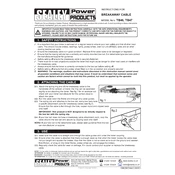 Sealey TB46 Cable manual cover