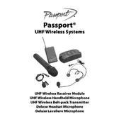 Fender Passport UHF WRLS  HH SYS Microphone manual cover