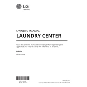 LG WKHC202HBA WKHC202HBA.ABLEEUS Washing Machine manual cover