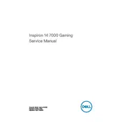 Dell Inspiron 14 Gaming 7467 Laptop manual cover