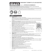 Sealey RD1500.V6 Radiator manual cover