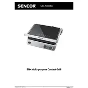 Sencor SBG 5000BK Grill manual cover