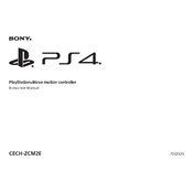 Sony PlayStation Move PS4 CECH-ZCM2E manual cover