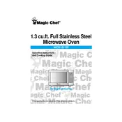 Magic Chef MCD1311ST Microwave manual cover