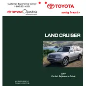 Toyota Land Cruiser 2007 SUV manual cover