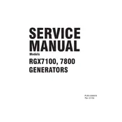 Subaru RGX7100 Generator