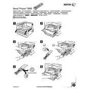 Xerox Phaser 7800 Waste Cartridge Printer manual cover