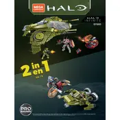 Mega Construx Mattel Halo UNSC Wasp Onslaught GYG60 Construction Set manual cover