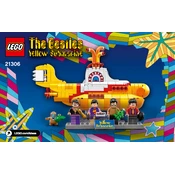 LEGO The Beatles 21306 Construction Set manual cover