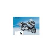 BMW R 1200 RT 2008 Motorcycle manual cover