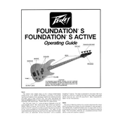 Peavey Foundation S Guitar manual cover