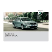 Škoda Octavia 2010 Car manual cover