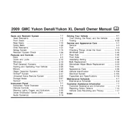 GMC Yukon Denali 2009 manual cover