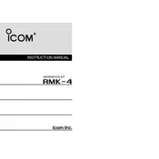 Icom RMK-4 Separation Kit manual cover