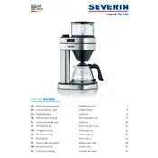 Severin KA 5760 Coffee Maker manual cover