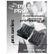 Pyle PYD1030 Mixer manual cover