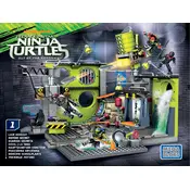 Mega Bloks Mattel Teenage Mutant Ninja Turtles DPF83 Construction Set manual cover