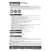 Sealey SA919 Blow Gun manual cover