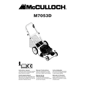 McCulloch M7053D manual cover