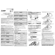 Mitsubishi GT14 Cable manual cover