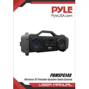 Pyle PBMSPG148 Speaker System manual cover