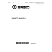 Scion tC TVIP V4 Remote Engine Starter 2011 Coupe manual cover