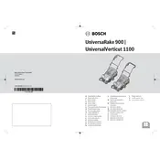 Bosch UniversalVerticut 1100 Rake manual cover