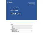 Yamaha DTX-PROX Module manual cover