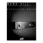 Peavey Mark VIII Power Supply manual cover