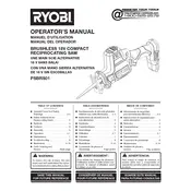 Ryobi PSBRS01 Saw manual cover