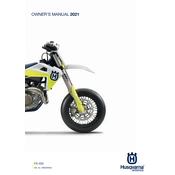 Husqvarna FS 450 2021 Motorcycle manual cover