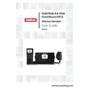 Simrad Navico HS40 Radio manual cover