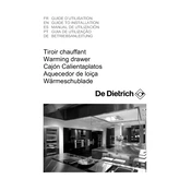 De Dietrich DWD1114B Warming Drawer manual cover