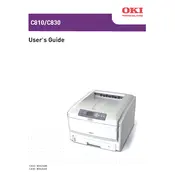 Oki C810 Asia & Oceania Printer manual cover