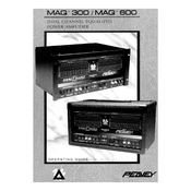 Peavey MAQ 600 Amplifier manual cover