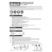 Sealey SDA01 Panel Dryer manual cover