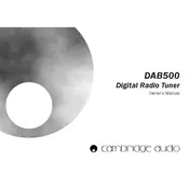 Cambridge Audio DAB500 Tuner manual cover