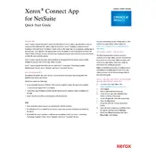 Xerox Connect App for NetSuite Application manual cover