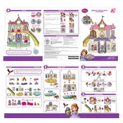 Disney Mattel Sofia the First Magical Talking Castle CCG27 Toy manual cover