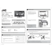 JVC LT-32C655 manual cover