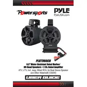 Pyle PLUTV60CH Speaker manual cover