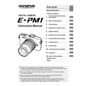 Olympus E-PM1 manual cover