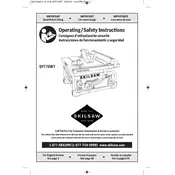 Skil SPT70WT-01 Saw manual cover